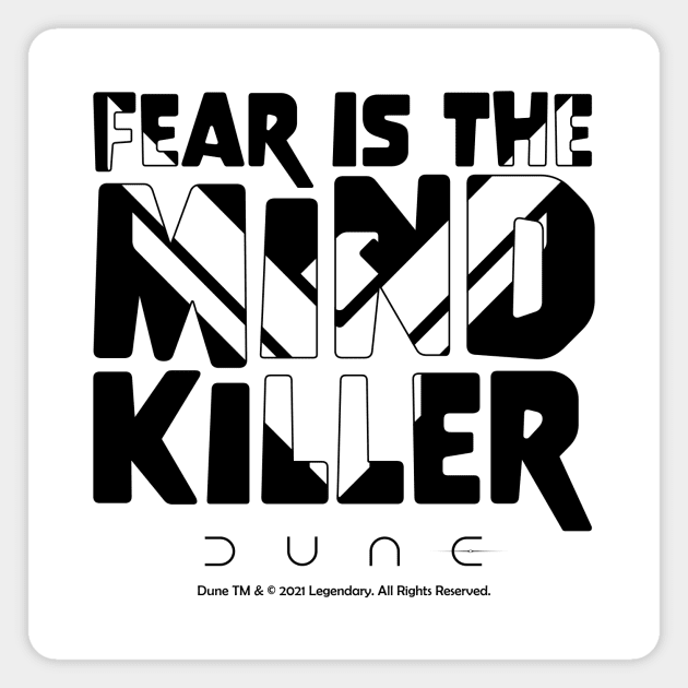 Dune - Fear Is The Mind Killer Magnet by jodotodesign